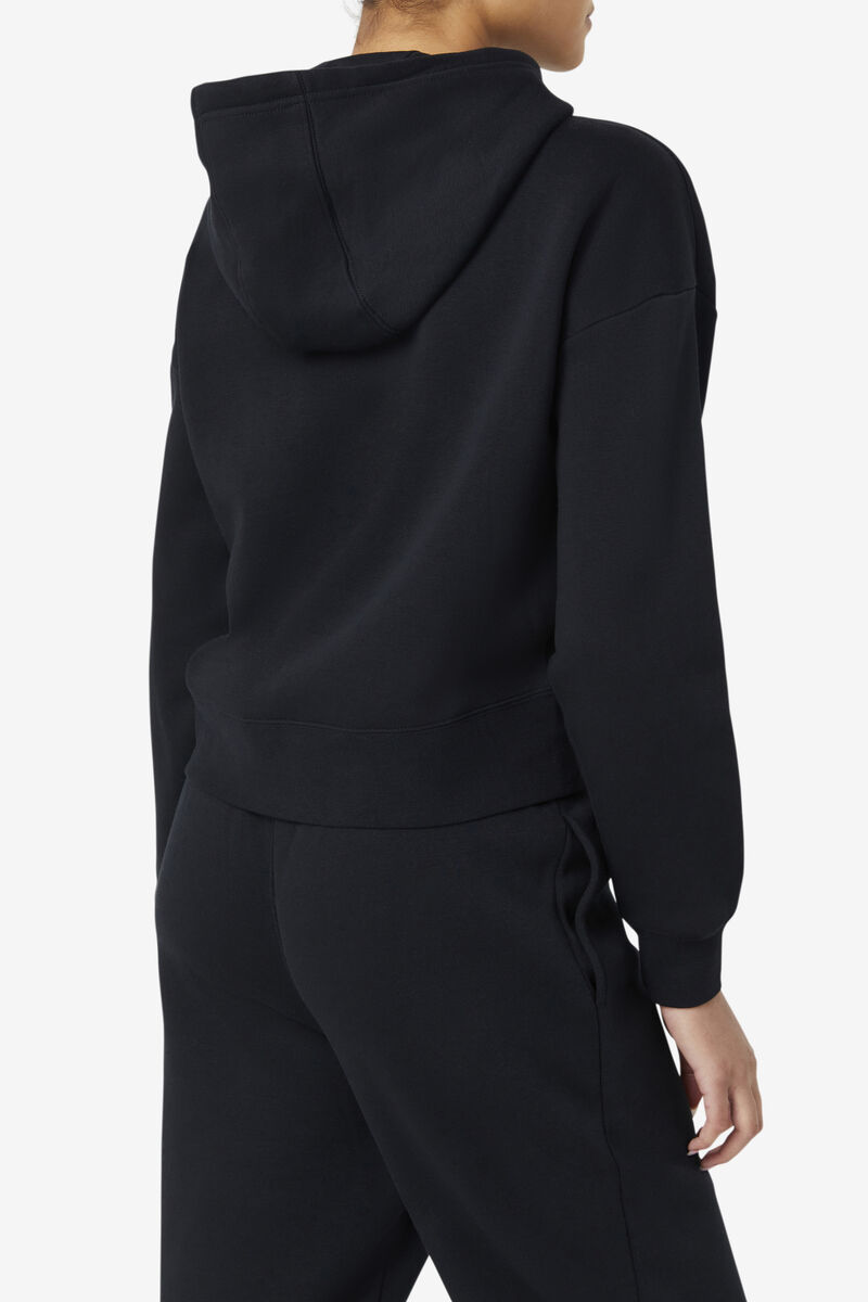 Fila Marina Hoodie Hoodie Dam Svarta | WVBV9g4U9yA