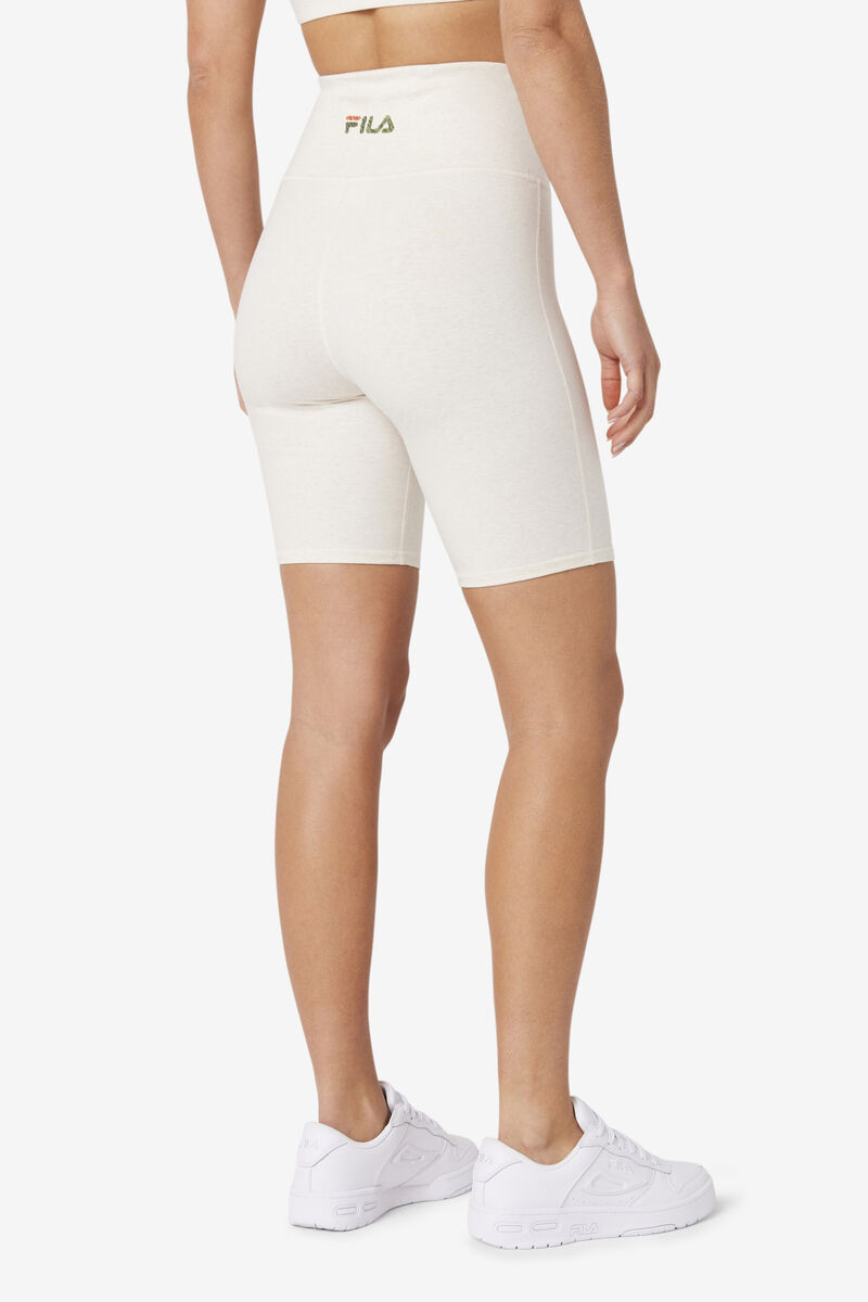 Fila Marlowe High Rise Bike Kort Shorts Dam Ljusgula | Dg6uLfo4Xlo