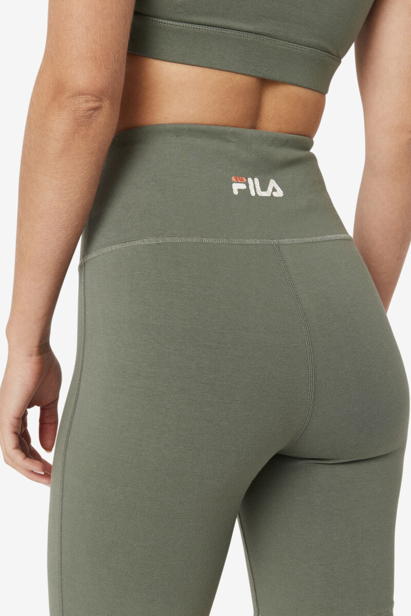 Fila Marlowe High Rise Bike Kort Shorts Dam Olivgröna | kYX9wwpEwIw