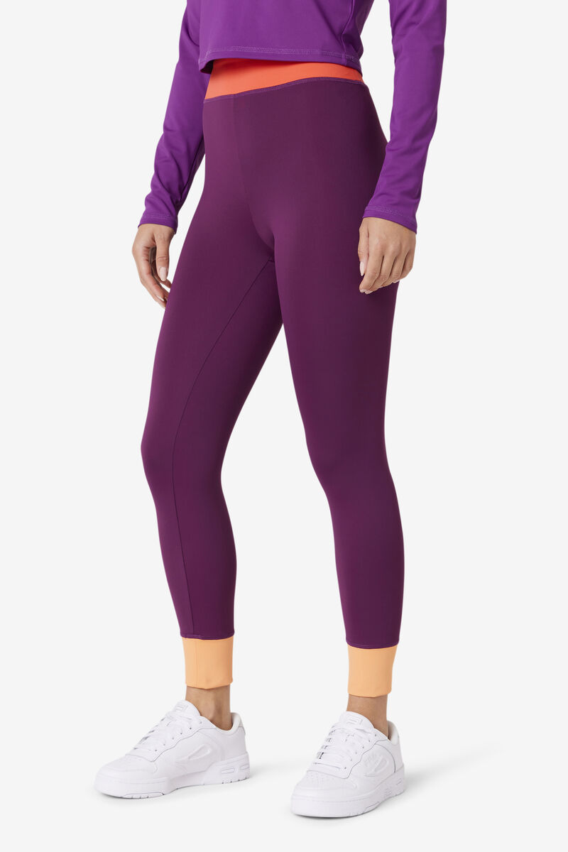 Fila Marnie Base Layer Legging Träningsoverall Dam Rosa Röda | kcODEIzr23H