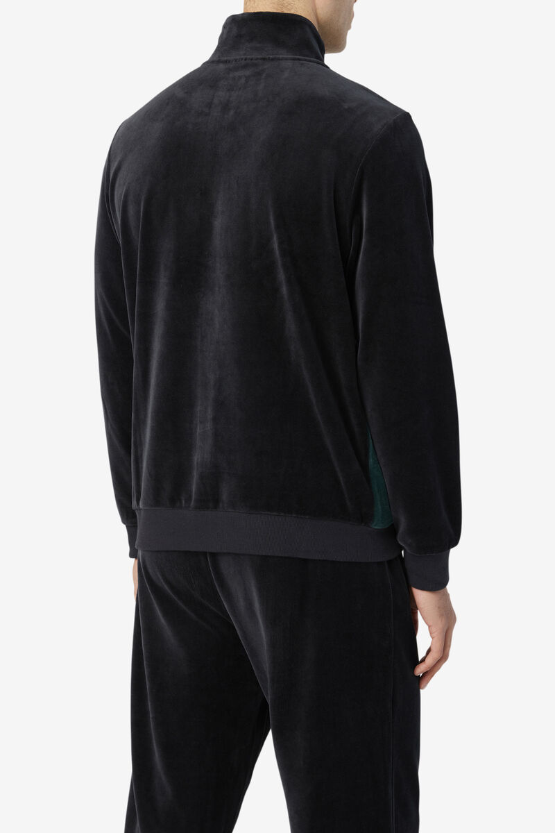 Fila Marten Velour Jacket Träningsoverall Herr Svarta | OwjbEIxOdaR