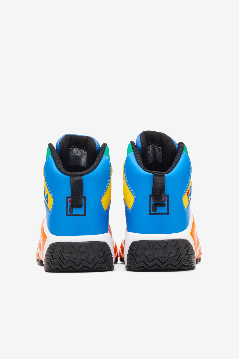 Fila Mb Basketball Shoes | Fila Sneakers Herr Röda Kungsblått Blå Citron | 8EYkUqM4p88