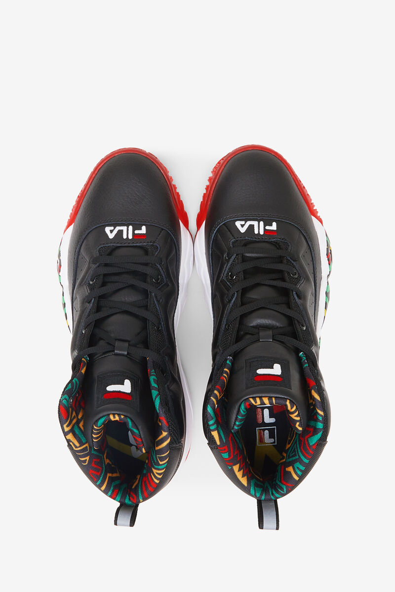 Fila Mb Basketball Shoes | Fila Sneakers Herr Svarta Citron | PgkoYx2FlhT