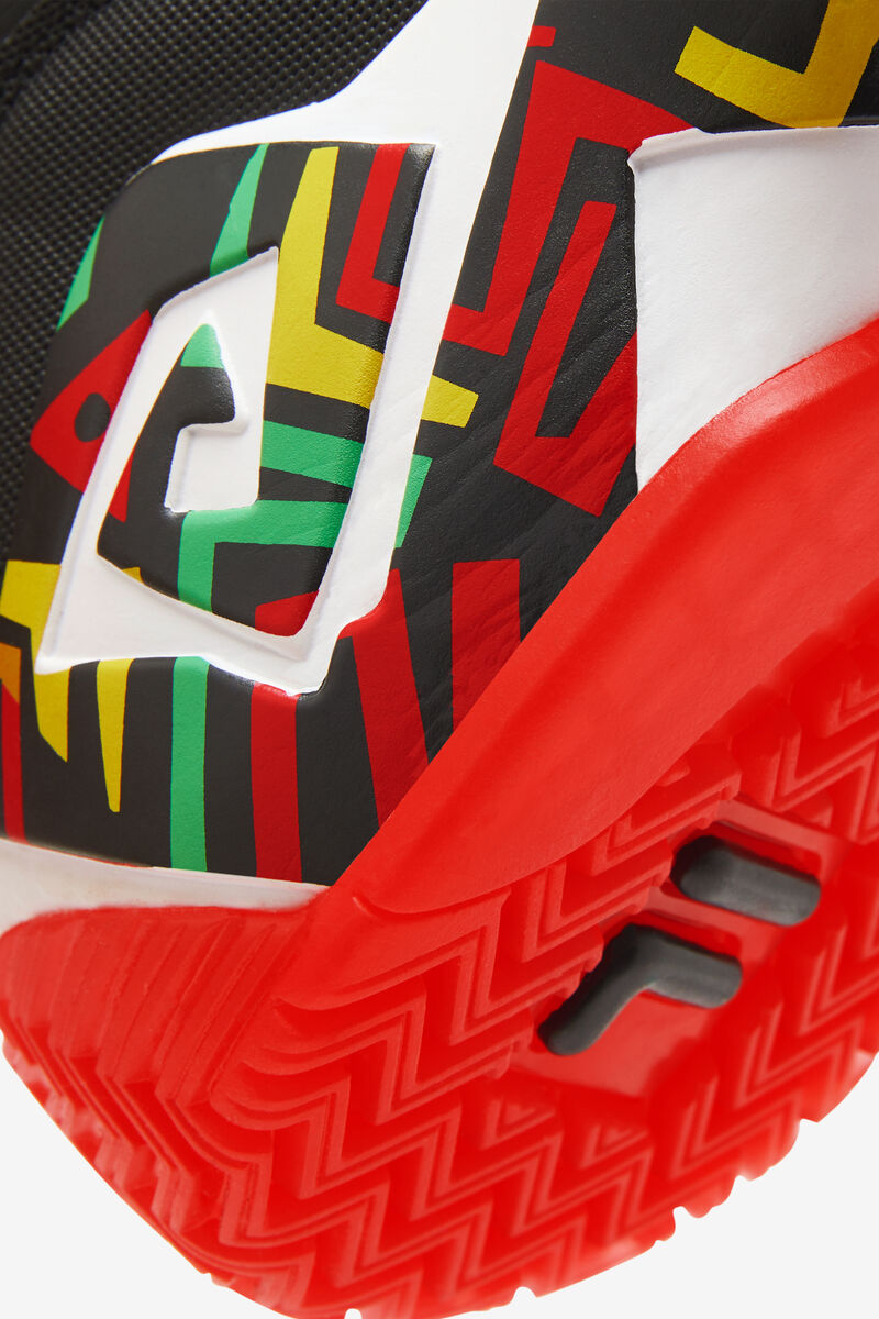 Fila Mb Basketball Shoes | Fila Sneakers Herr Svarta Citron | PgkoYx2FlhT