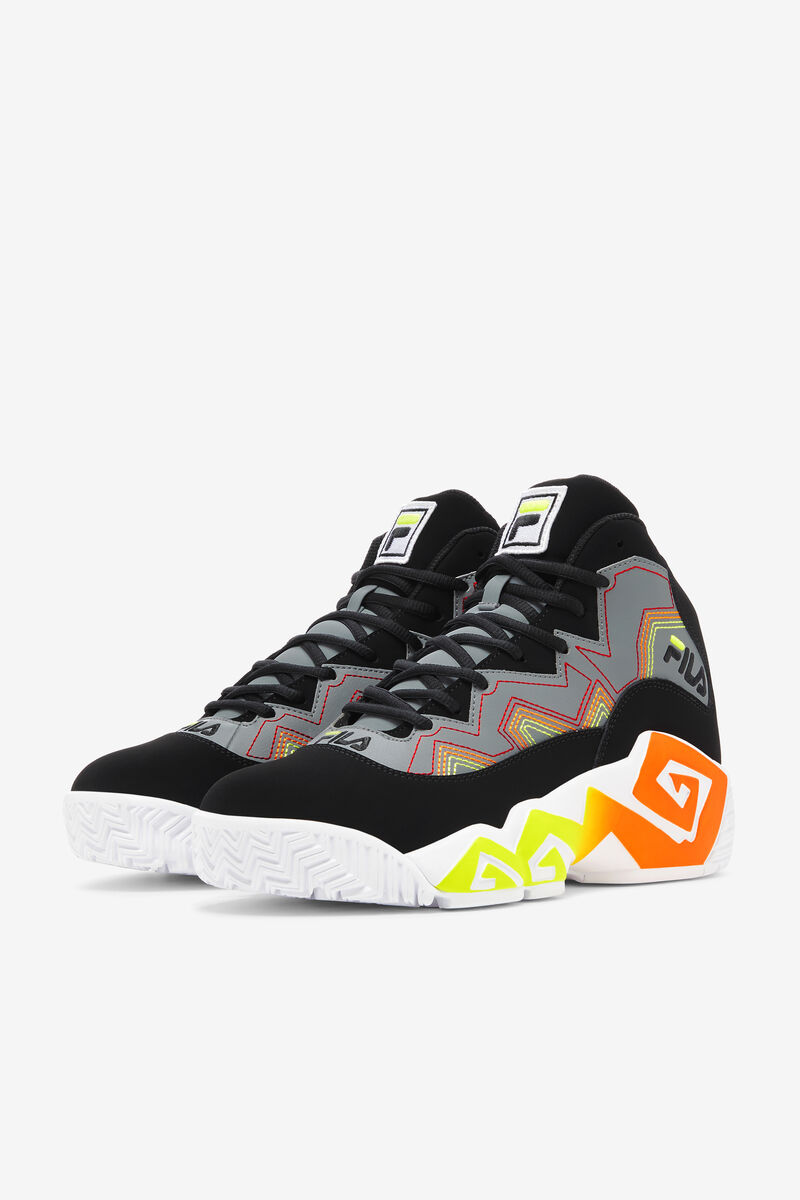 Fila Mb Stitch Hi-top Sneaker | Fila Sneakers Herr Svarta Orange | ii3G8VKuLuC