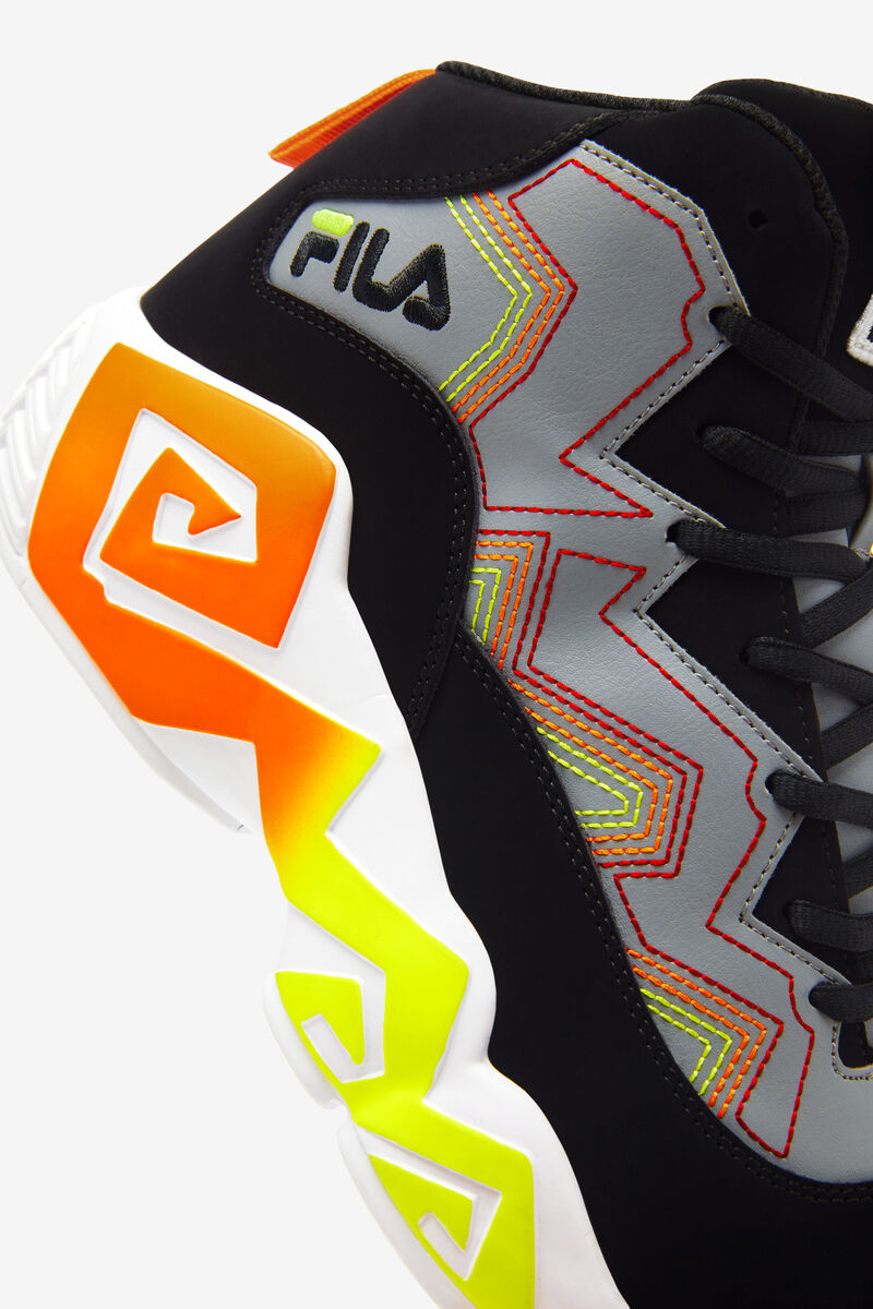 Fila Mb Stitch Hi-top Sneaker | Fila Sneakers Herr Svarta Orange | ii3G8VKuLuC
