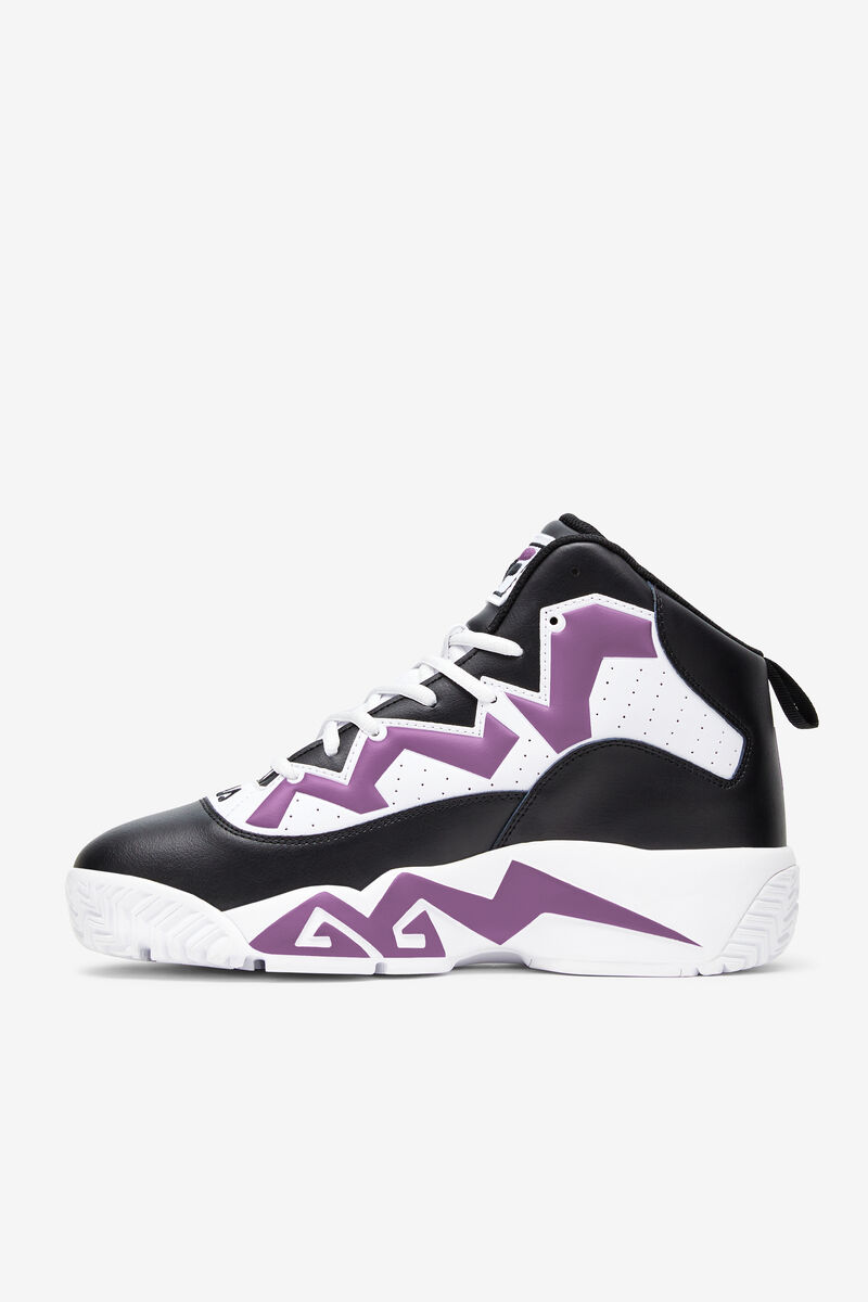 Fila Mb Tjock High Top Sneakers | Fila Sneakers Herr Svarta Vita Lila | 3l1apytHISv