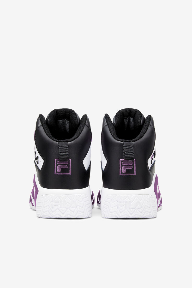 Fila Mb Tjock High Top Sneakers | Fila Sneakers Herr Svarta Vita Lila | 3l1apytHISv