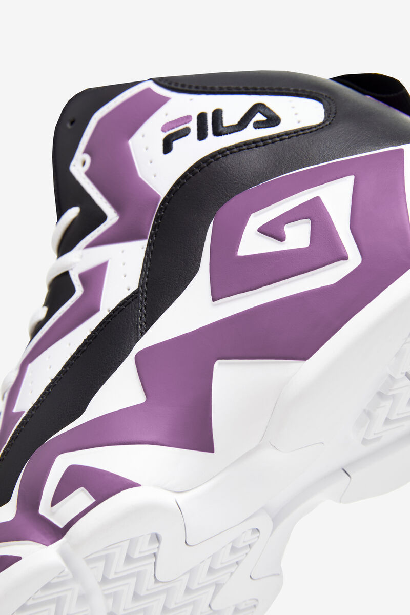 Fila Mb Tjock High Top Sneakers | Fila Sneakers Herr Svarta Vita Lila | 3l1apytHISv