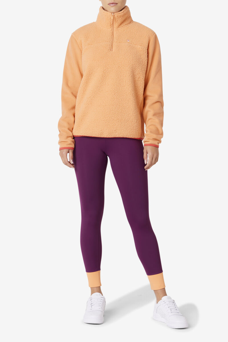 Fila Meadow Quarter Zip Pullover Casual Kappor Dam Orange | 64MYFg3l4ka