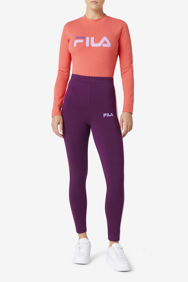 Fila Mercy Legging Leggings Dam Rosa Röda | 26VH4zvyhhB
