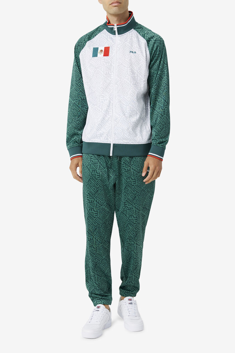 Fila Mexico Track Jacket Casual Kappor Dam Vita Röda | TQ1P8WeXP3f