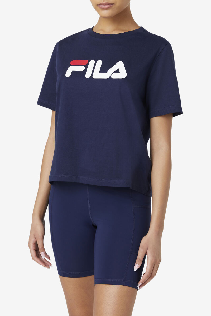 Fila Miss Eagle T-shirt Dam Marinblå Röda Vita | qBLASH4C3Cz