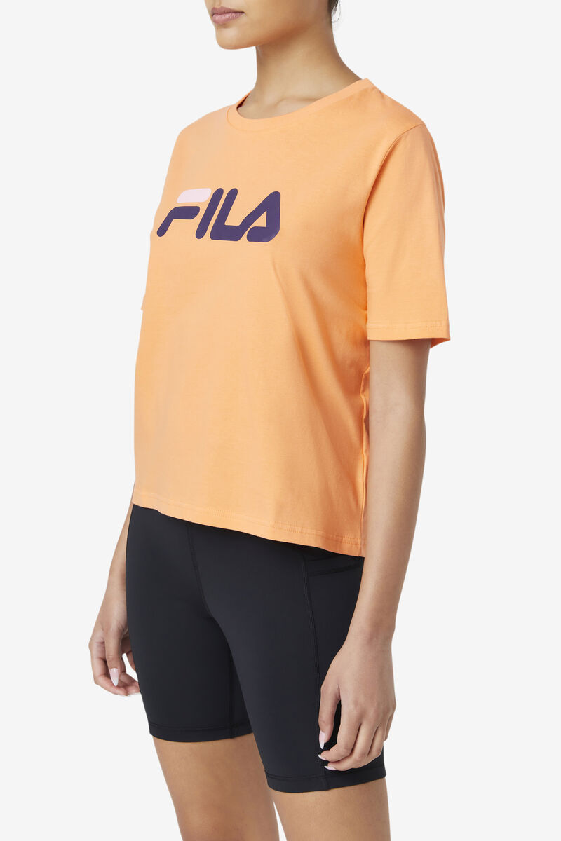 Fila Miss Eagle T-shirt Dam Orange Lila Rosa | PjczNuqrRT5