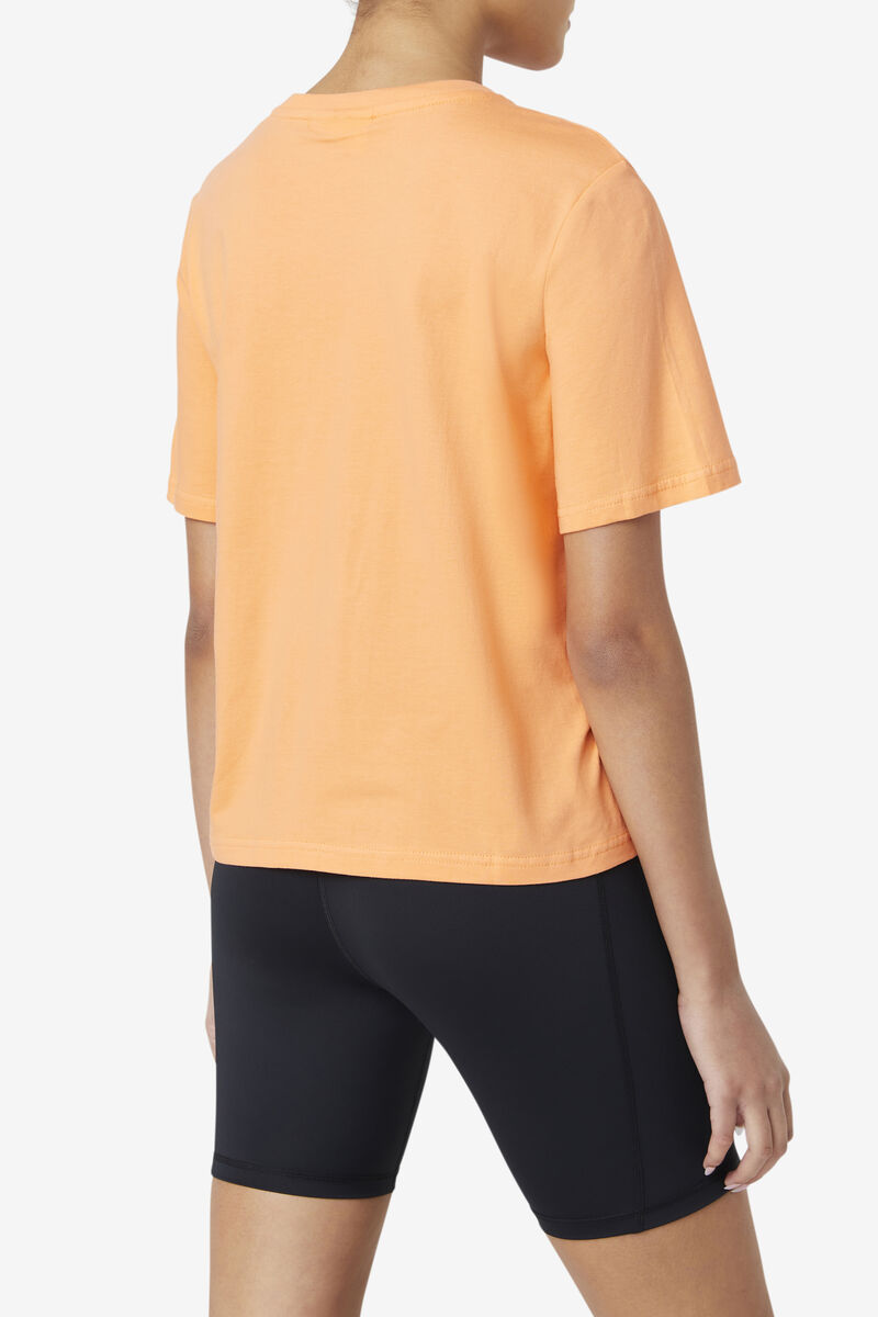 Fila Miss Eagle T-shirt Dam Orange Lila Rosa | PjczNuqrRT5