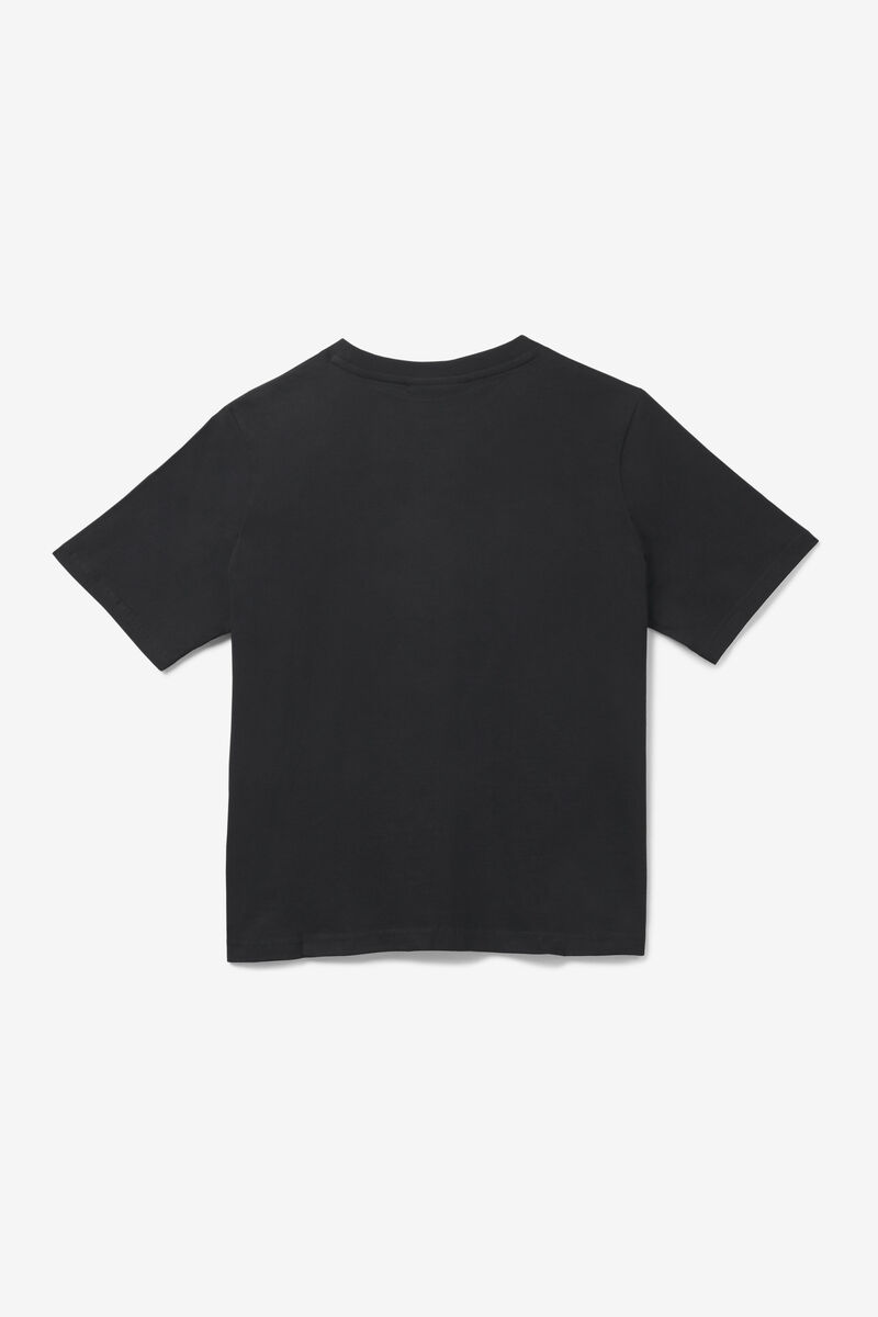 Fila Miss Eagle T-shirt Dam Svarta Vita Rosa | QiGV1ASAa6G