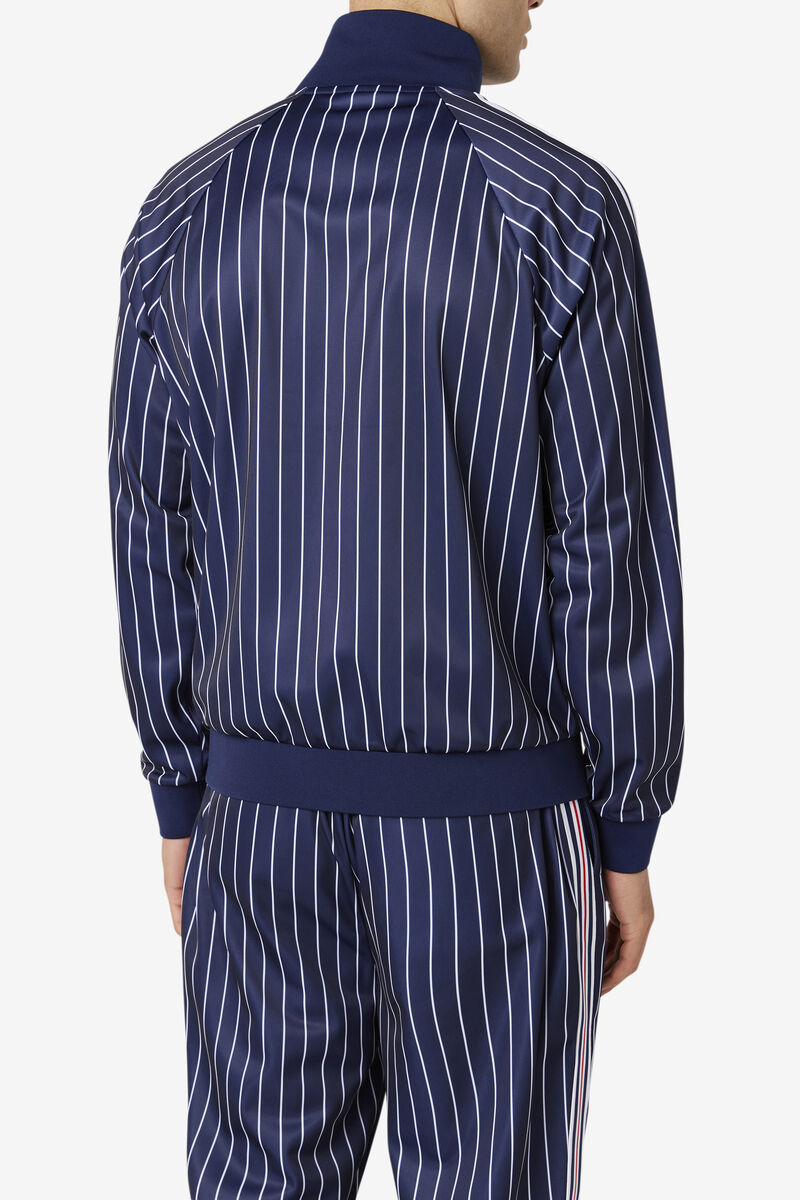 Fila Mitch Track Jacket Jacka Herr Marinblå Vita | qFS2eXnvOAA