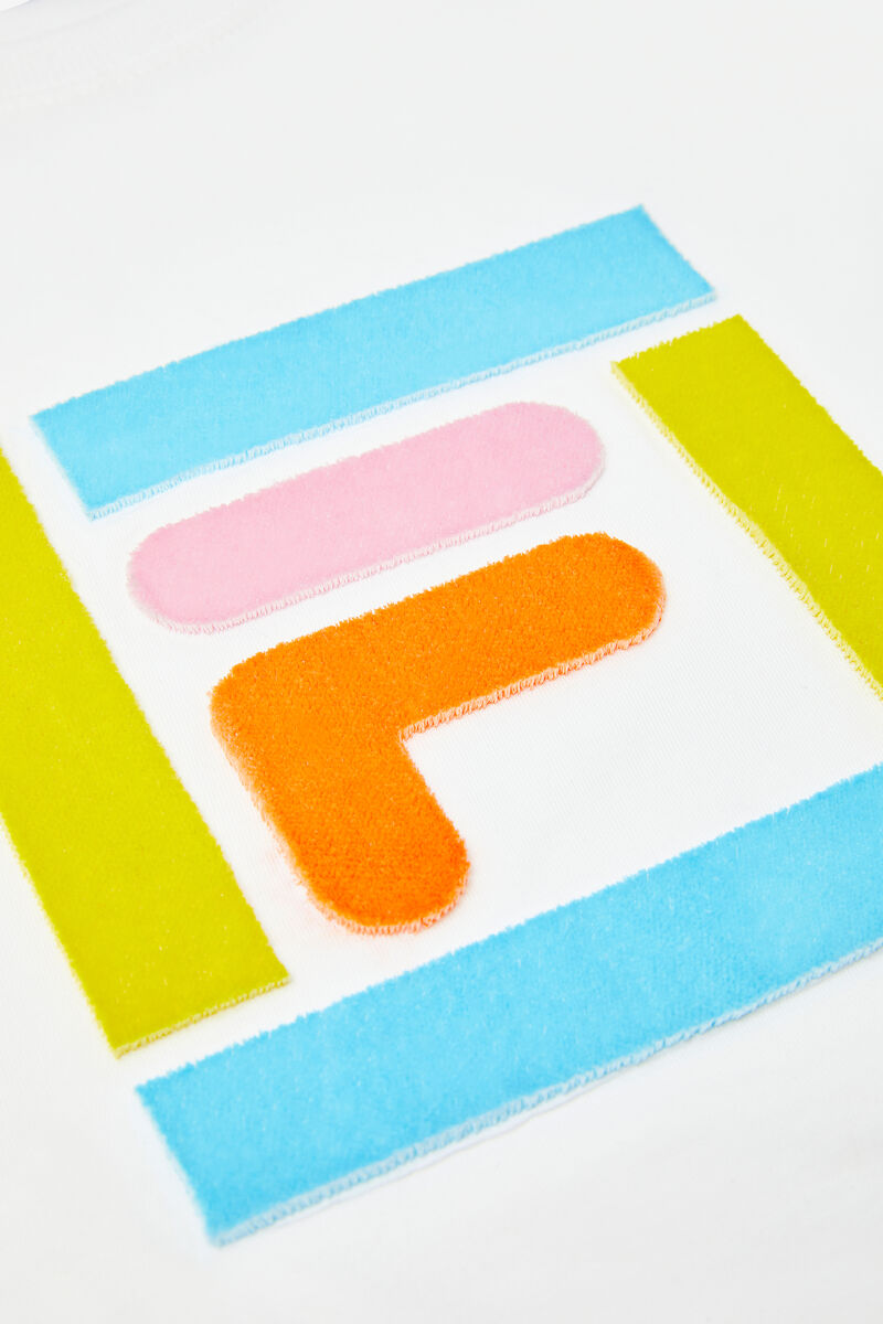 Fila Monique T-shirt Dam Vita | IAUsSwUhidH