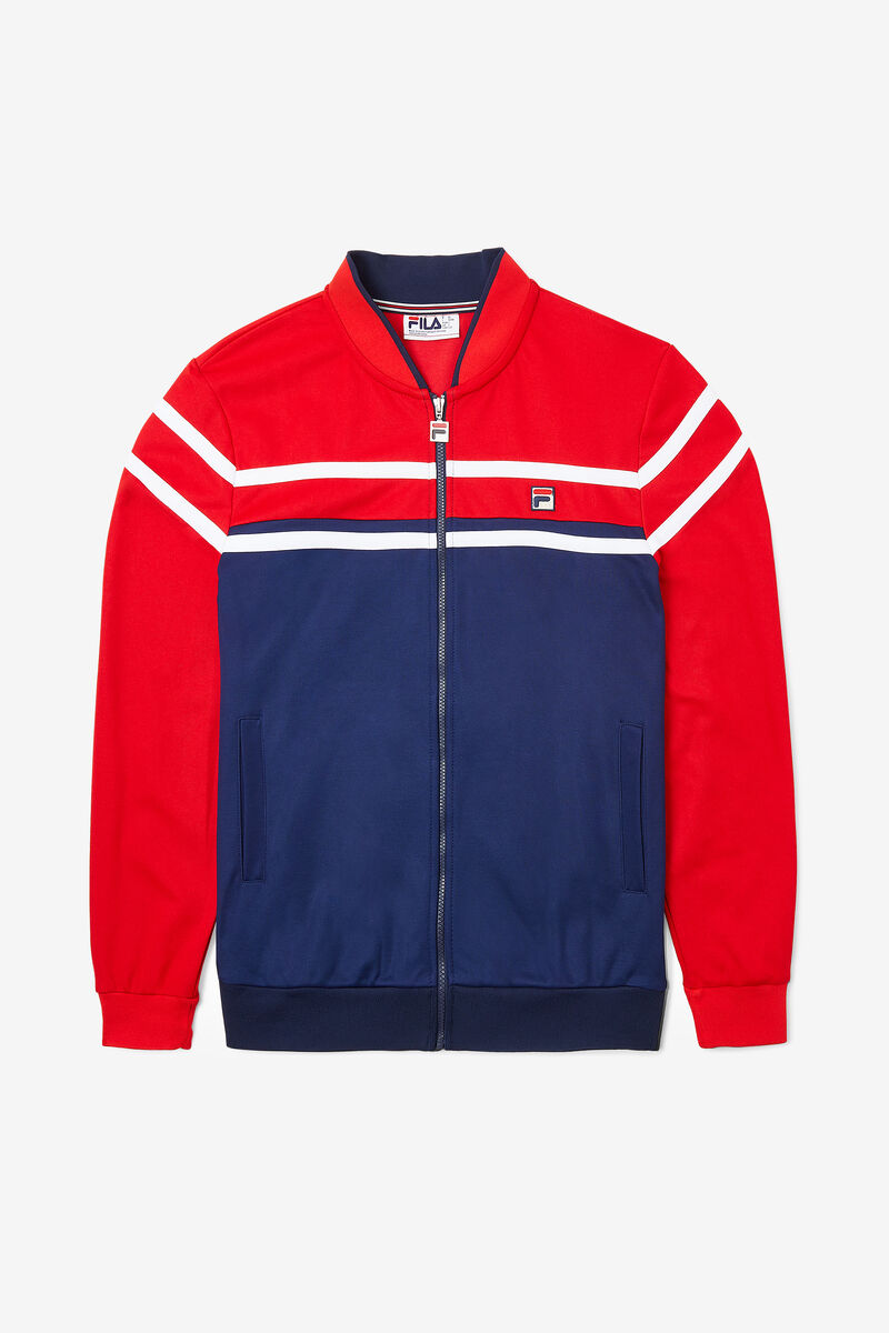 Fila Naso Jacket Träningsoverall Herr Marinblå Röda Vita | WabQDWpwbNT