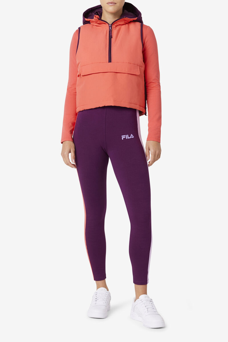 Fila Nevaeh Half Zip Vest Casual Kappor Dam Rosa | gOuJuTPmKlz