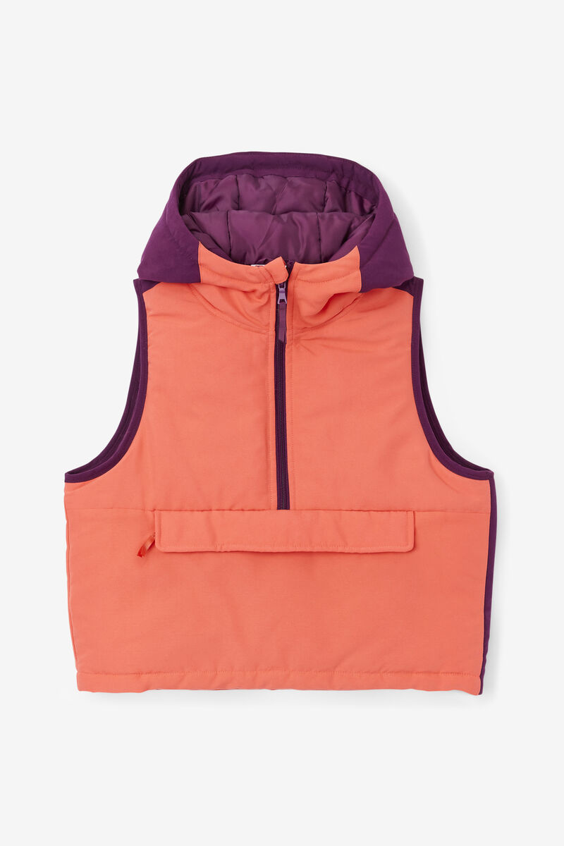 Fila Nevaeh Half Zip Vest Casual Kappor Dam Rosa | gOuJuTPmKlz