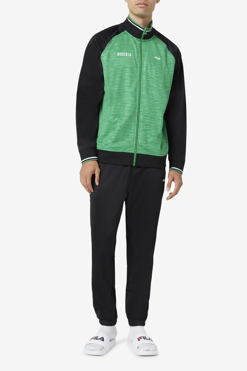 Fila Nigeria Track Jacket Jacka Herr Svarta Vita | nXTWff4mLhK