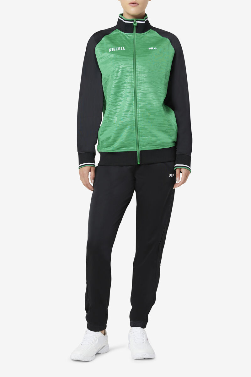 Fila Nigeria Track Jacket Jacka Herr Svarta Vita | nXTWff4mLhK