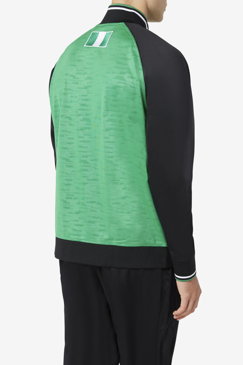 Fila Nigeria Track Jacket Träningsoverall Dam Svarta Vita | VYsBsJKDUFg