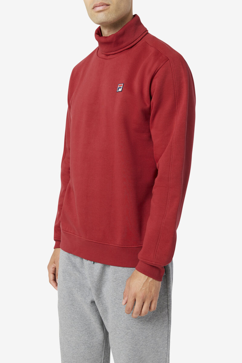Fila Noah Fleece Turtleneck Tröjor Herr Röda | hP3a1fMHmKv