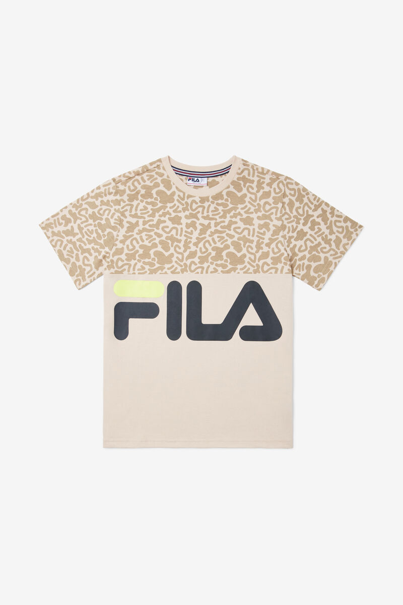 Fila Nolan T-shirt Barn Gula | hzbXe2Z3RrR