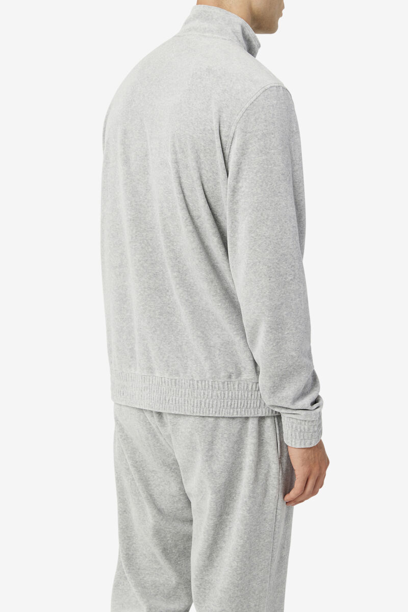 Fila O-fit Velour Jacket Jacka Herr Grå | oKUzebc6RJ9