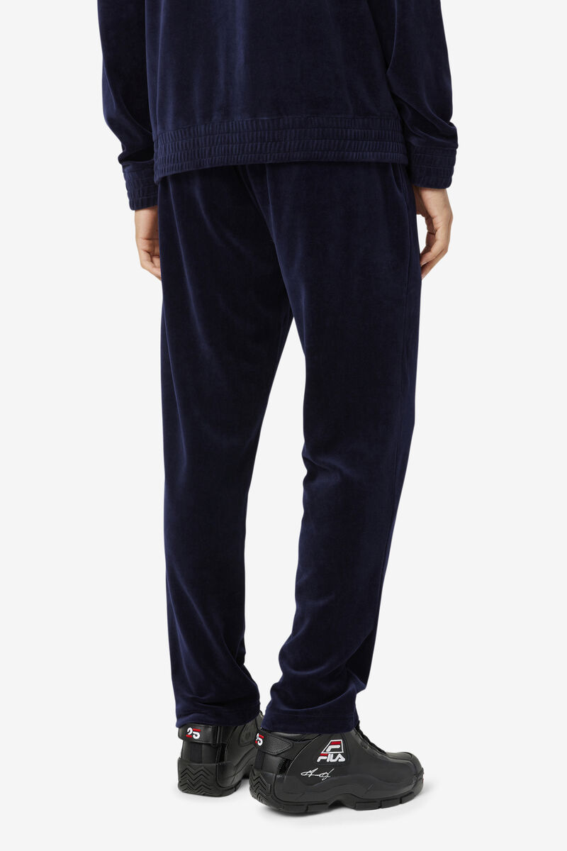 Fila O-fit Velour Pant Byxor Herr Marinblå Röda | 5B3WzWtv5fN