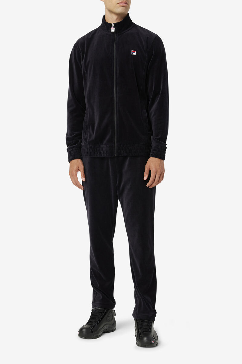 Fila O-fit Velour Pant Byxor Herr Svarta | QWHkMrbV4uy