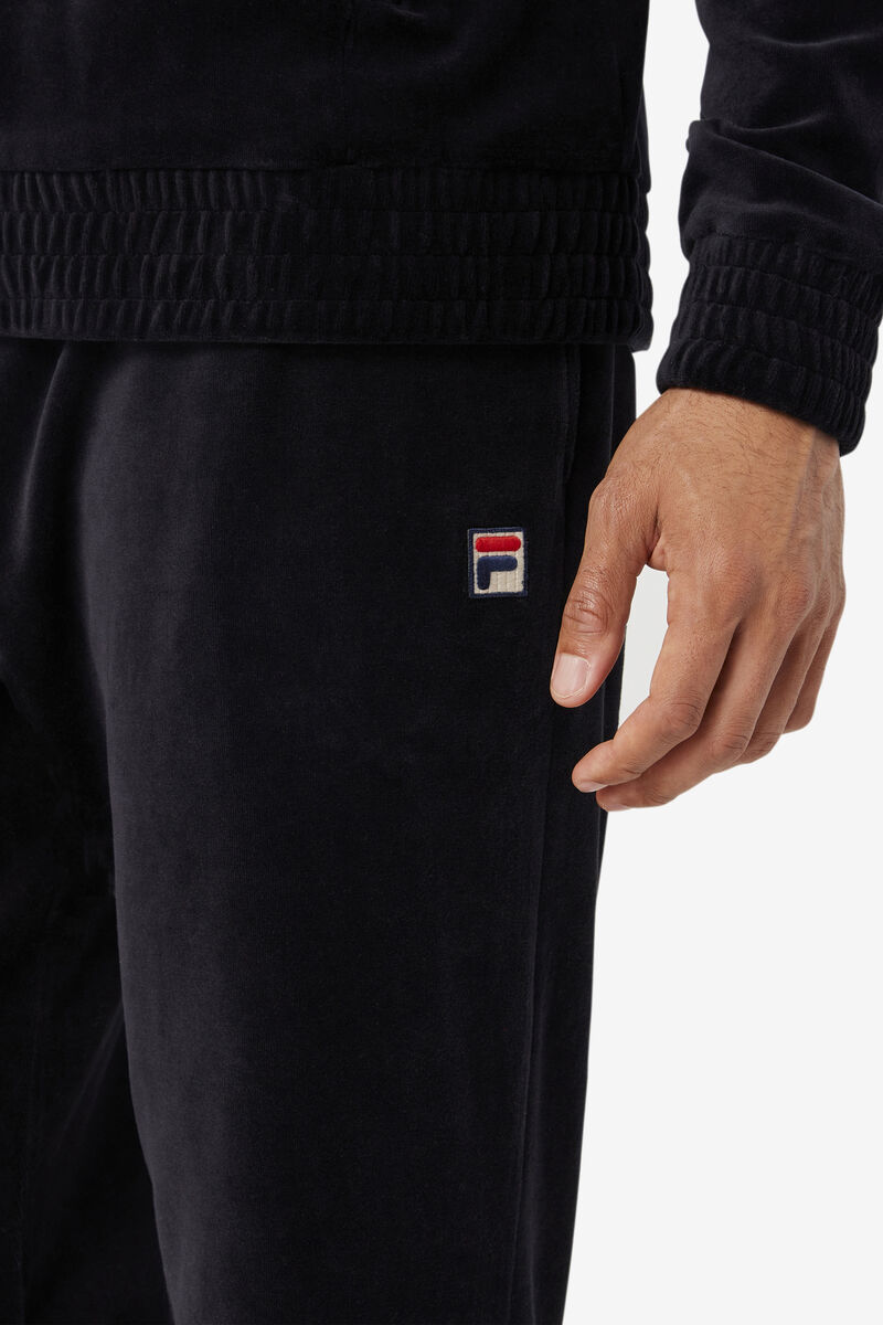 Fila O-fit Velour Pant Byxor Herr Svarta | QWHkMrbV4uy