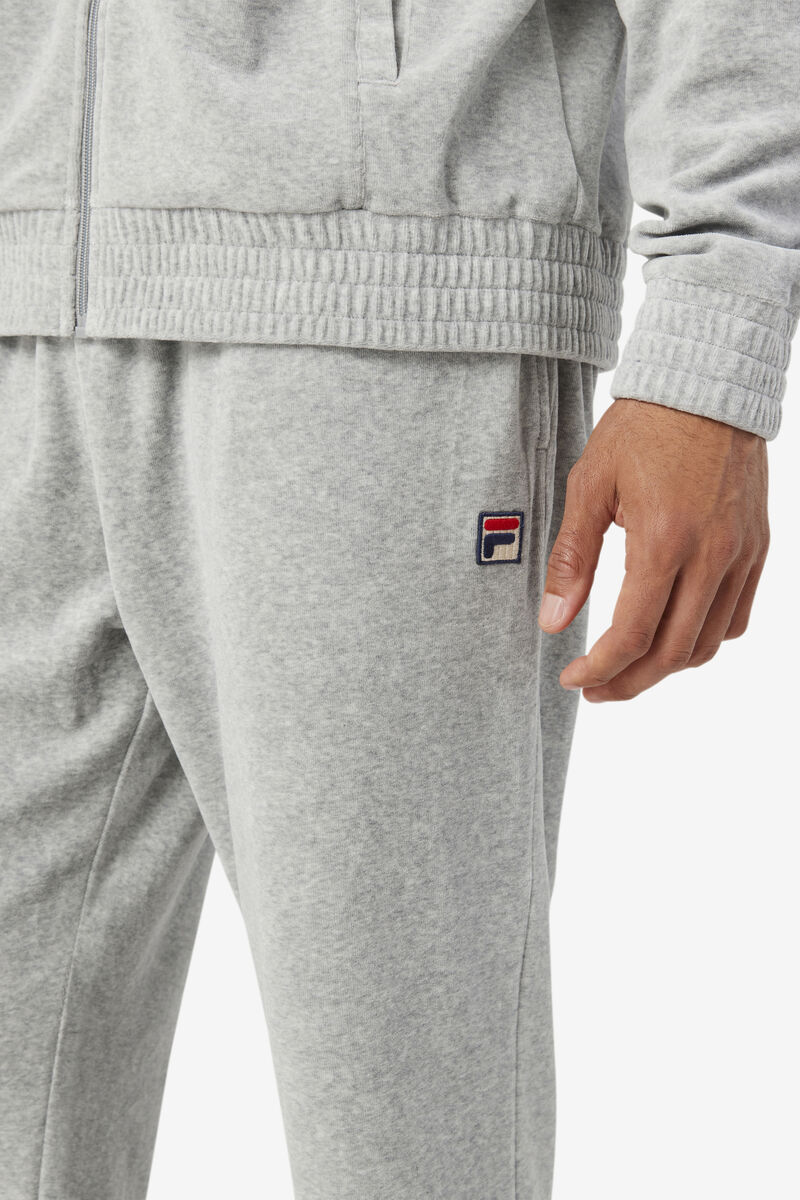 Fila O-fit Velour Pant Träningsoverall Herr Grå | vLo2ZnF3oda