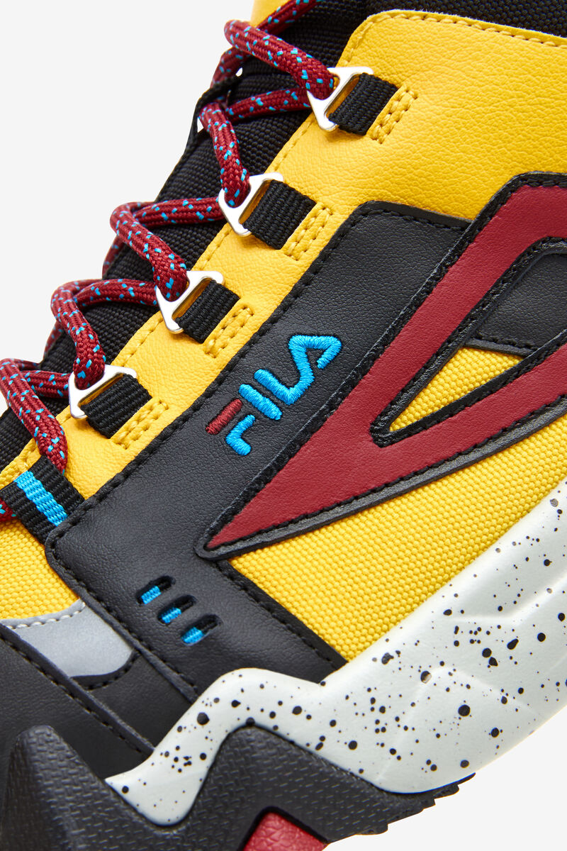 Fila Oakmont Tr Mid Löparskor Herr Citron Svarta Röda | cXTAQTRTd14