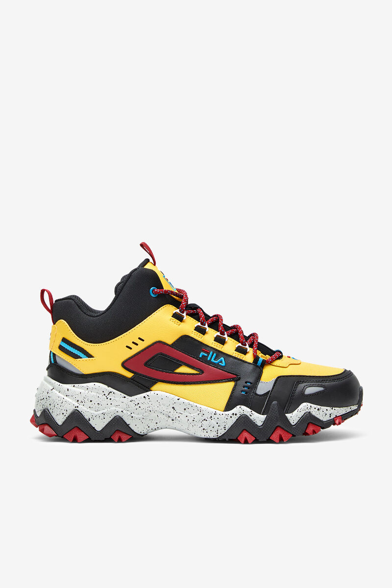 Fila Oakmont Tr Mid Löparskor Herr Citron Svarta Röda | cXTAQTRTd14