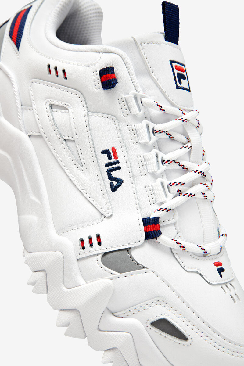 Fila Oakmont Tr Sneakers Dam Vita Marinblå Röda | FuBgSHnRAFh