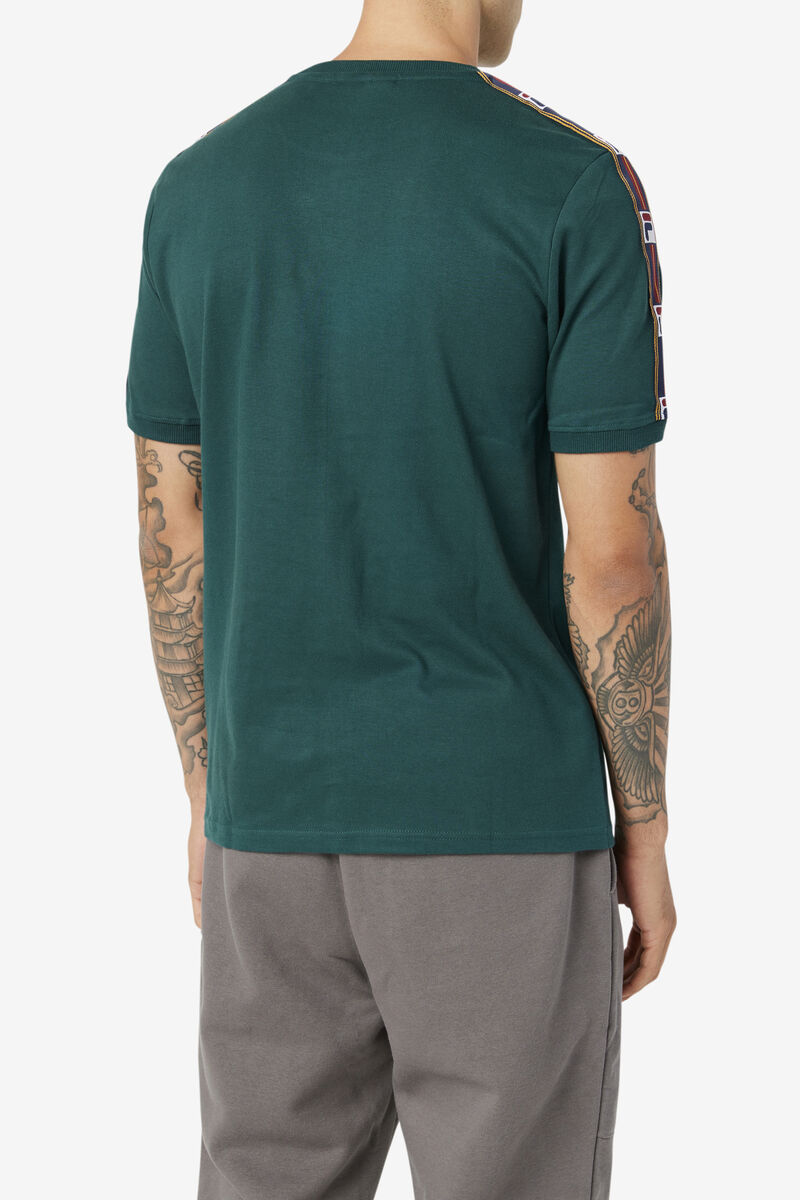 Fila Oliver T-shirt Herr Gröna | 7qzwxsnAYfh