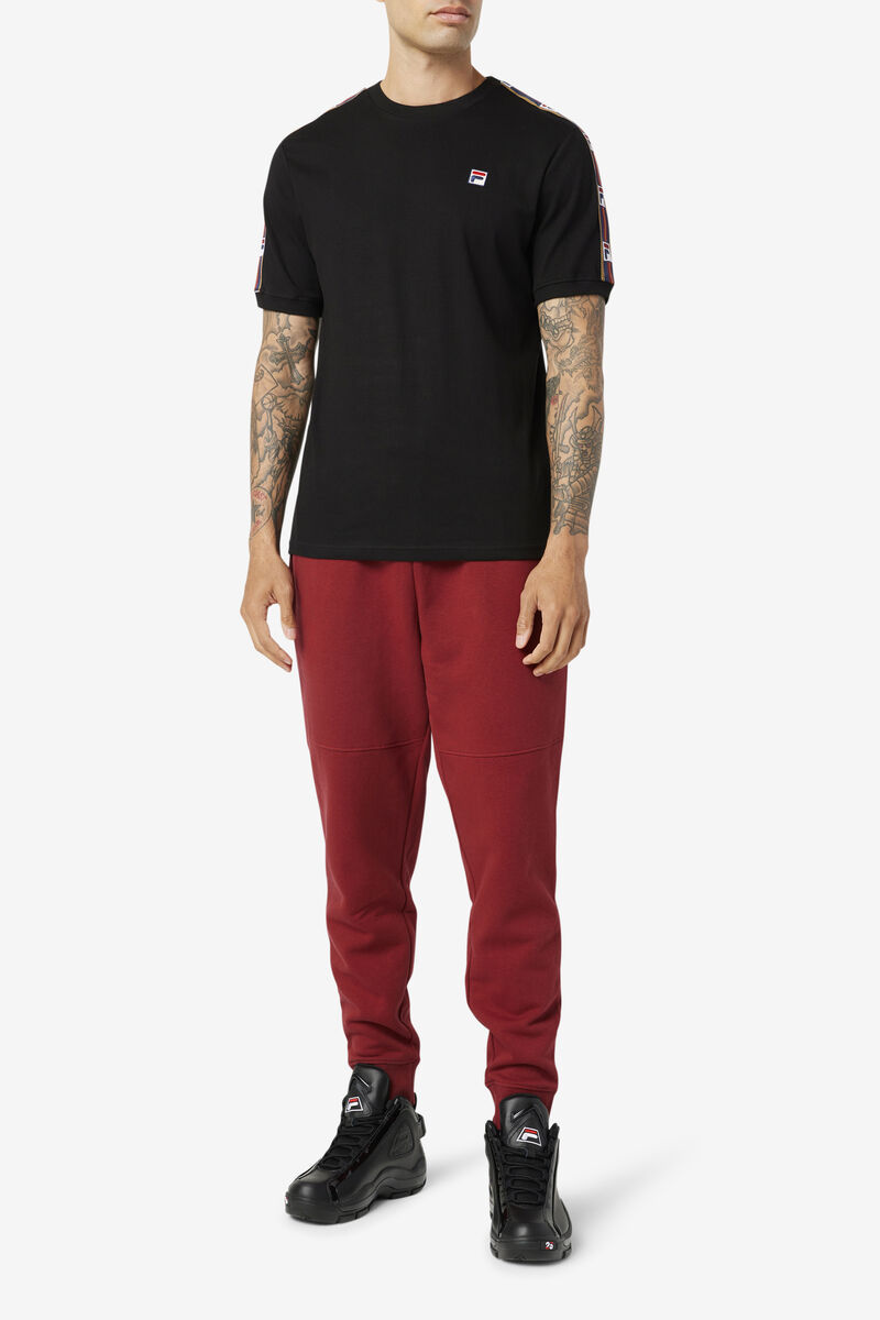 Fila Oliver T-shirt Herr Svarta | 84FSs8tkZct