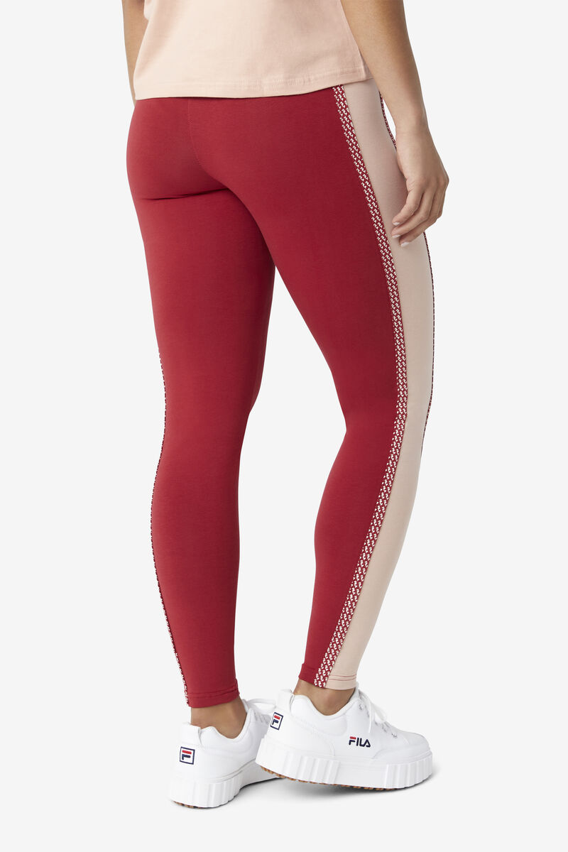 Fila Ona Legging Leggings Dam Röda Rosa | GsY6FQ18sHB