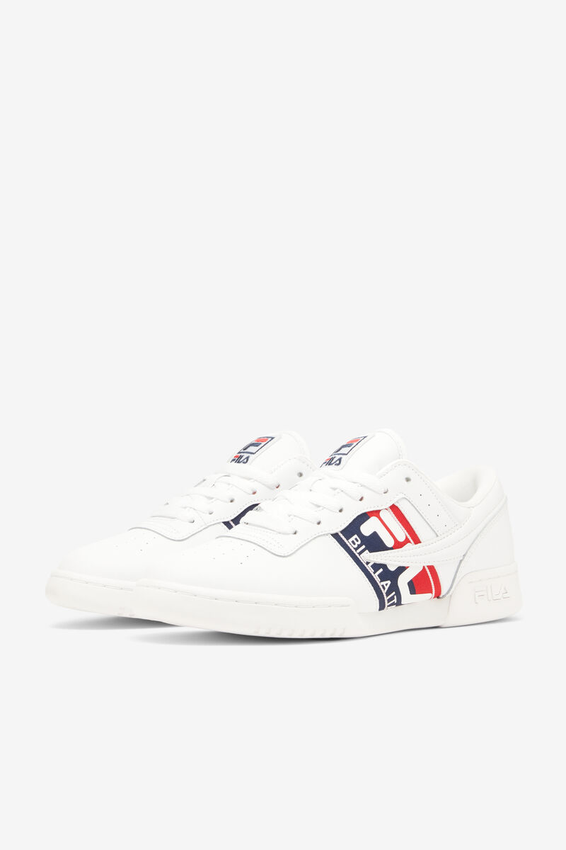 Fila Original Fitness Logo Tape Platta Skor Herr Vita Marinblå Röda | 5Zw4v4MRPuY