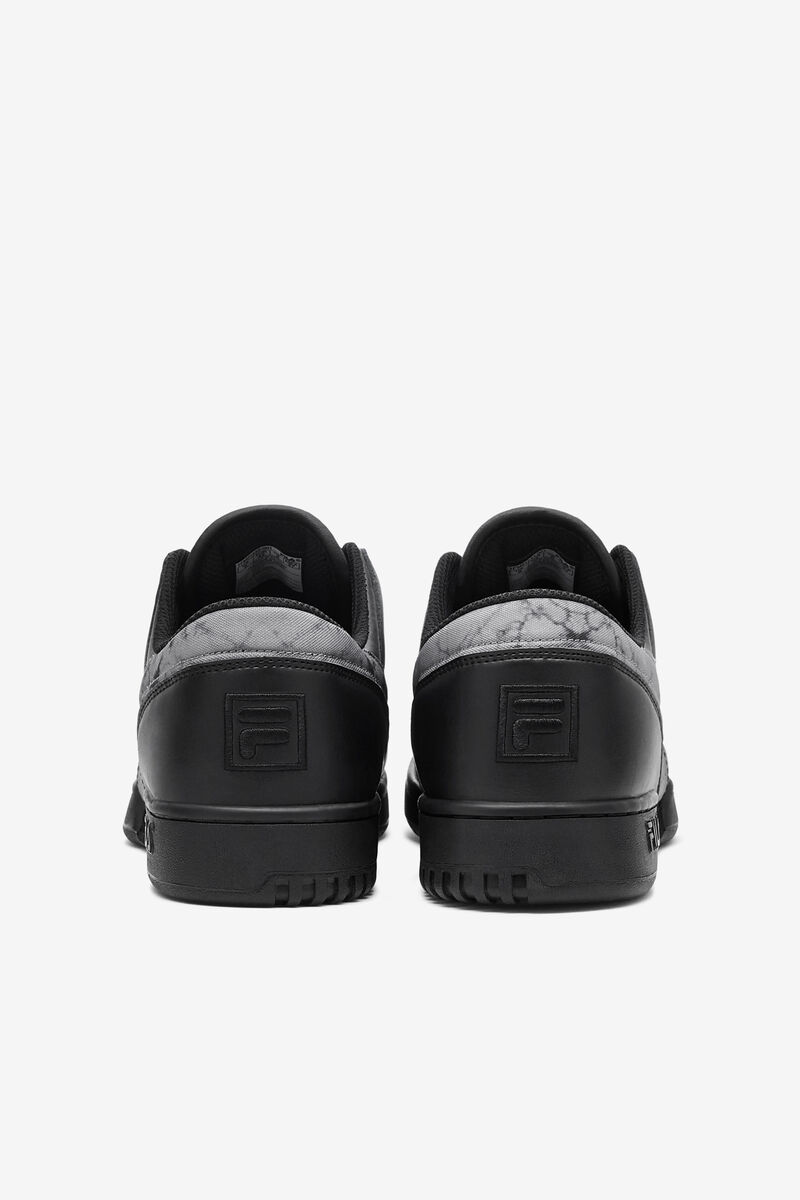 Fila Original Fitness Läder Sneaker | Fila Sneakers Herr Svarta Svarta Svarta | TKFAnfrAtYG