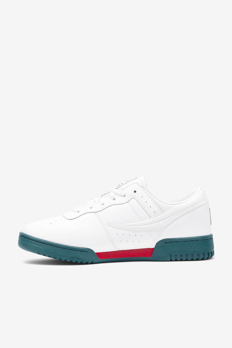 Fila Original Fitness Op Platta Skor Herr Vita Röda | pgogtZA7bjm