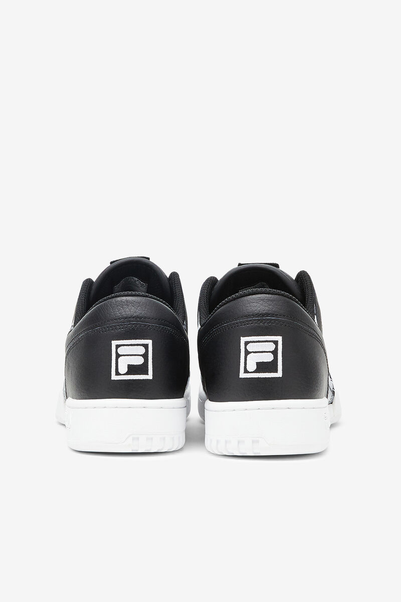 Fila Original Fitness Patchwork Low Top Shoes | Fila Sneakers Herr Svarta Vita | gFu352CN9Fq