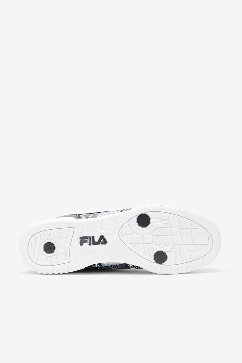 Fila Original Fitness Patchwork Platta Skor Herr Svarta Vita | P1n2YV2q6OB