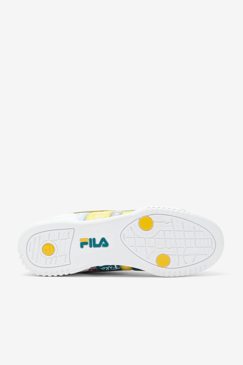 Fila Original Fitness Patchwork Platta Skor Herr Vita Gula | Rjqq9K6P2nw