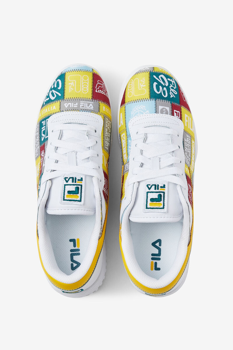 Fila Original Fitness Patchwork Platta Skor Herr Vita Gula | Rjqq9K6P2nw