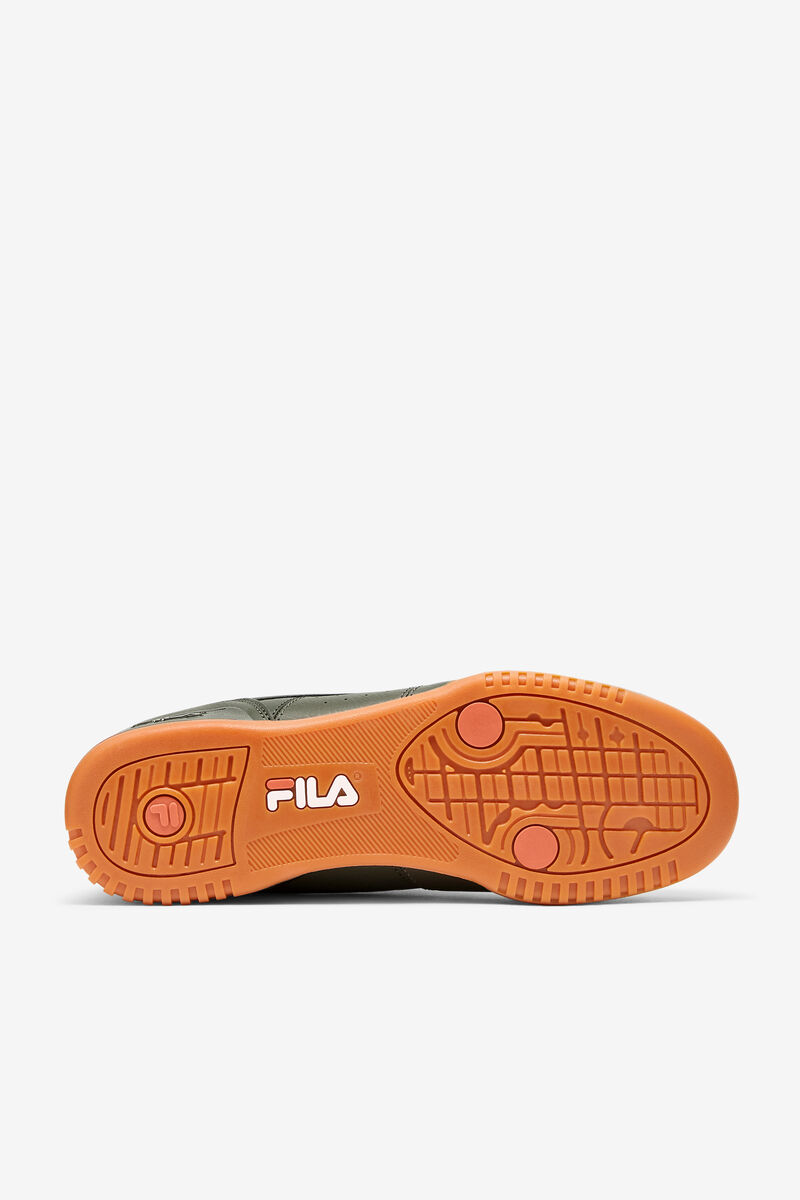 Fila Original Fitness Platta Skor Herr Olivgröna Vita Röda | Q9F2EC76ysr