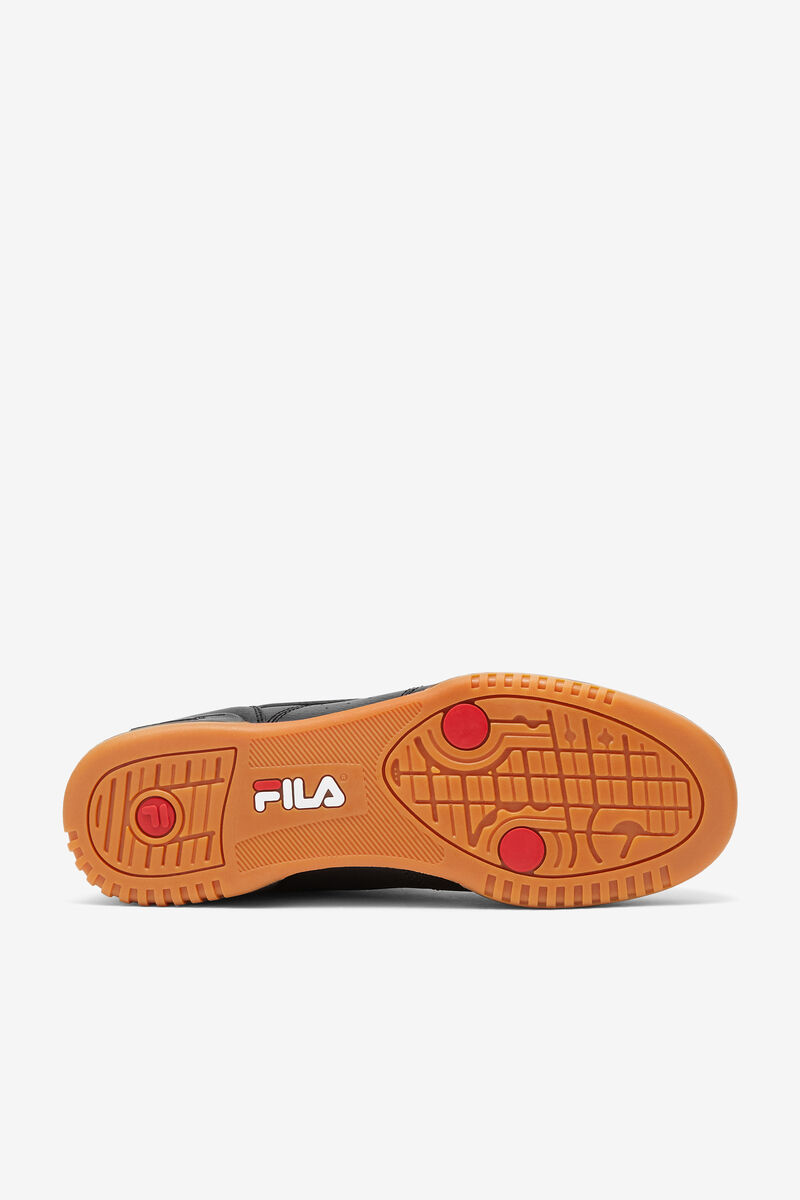 Fila Original Fitness Platta Skor Herr Svarta Röda Vita | dYpV35A4goG
